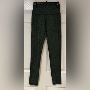 Aerie by American Eagle Green Leggings Size M Long Yoga Pilates Activewear